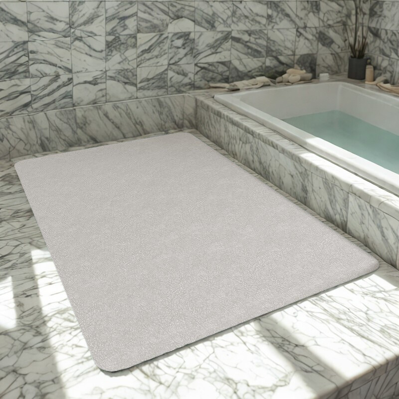 Soft Quick-Dry Bath Mat with Non-Slip Grip