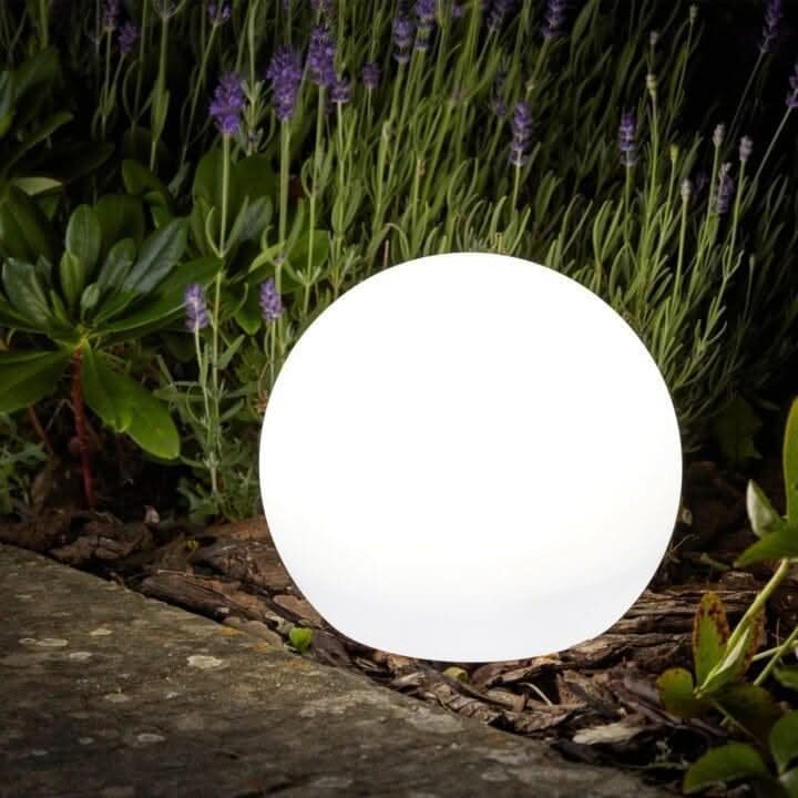 Solar LED Orb Light with Color Changing Glow