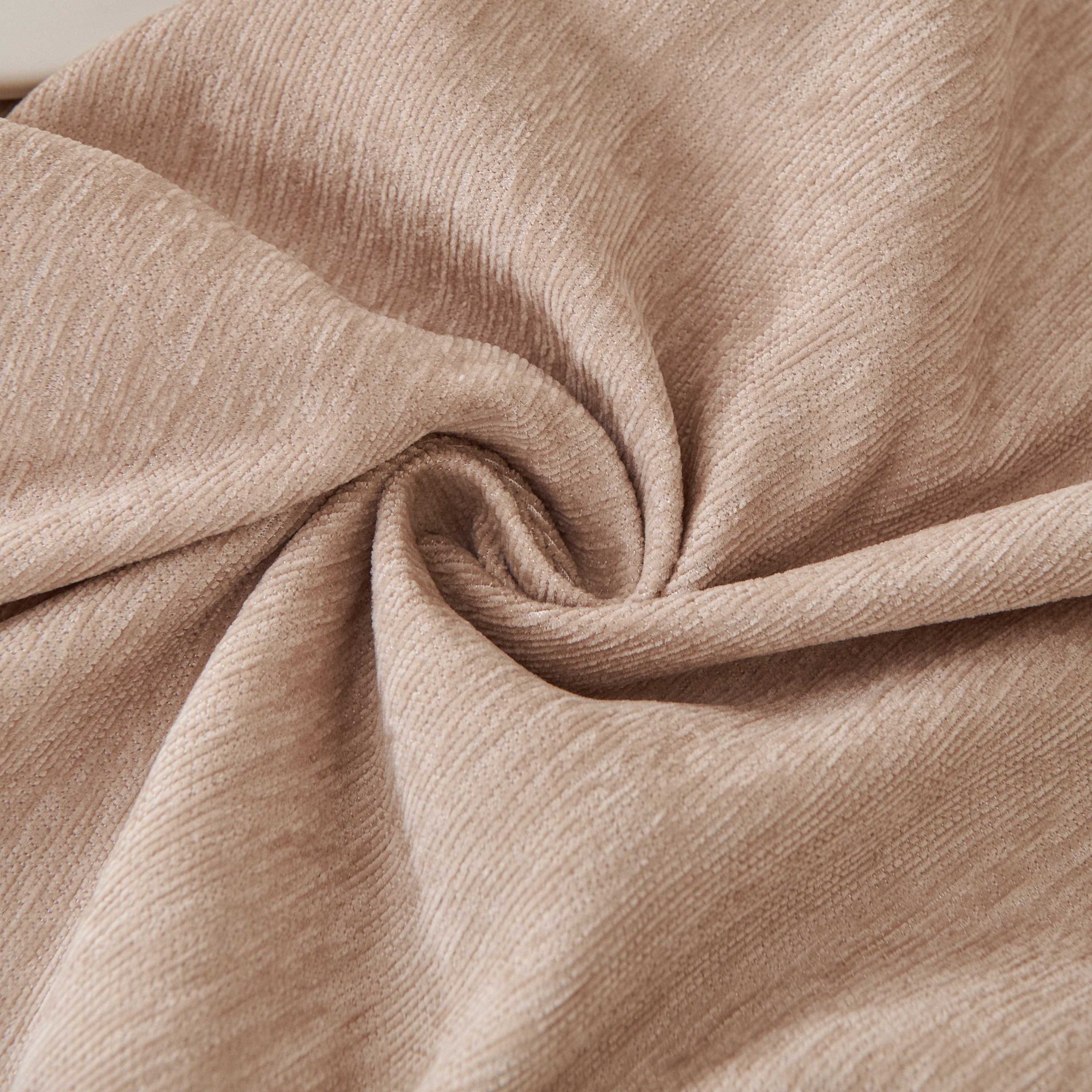 Solid Chenille Sofa Throw with Fringed Edge
