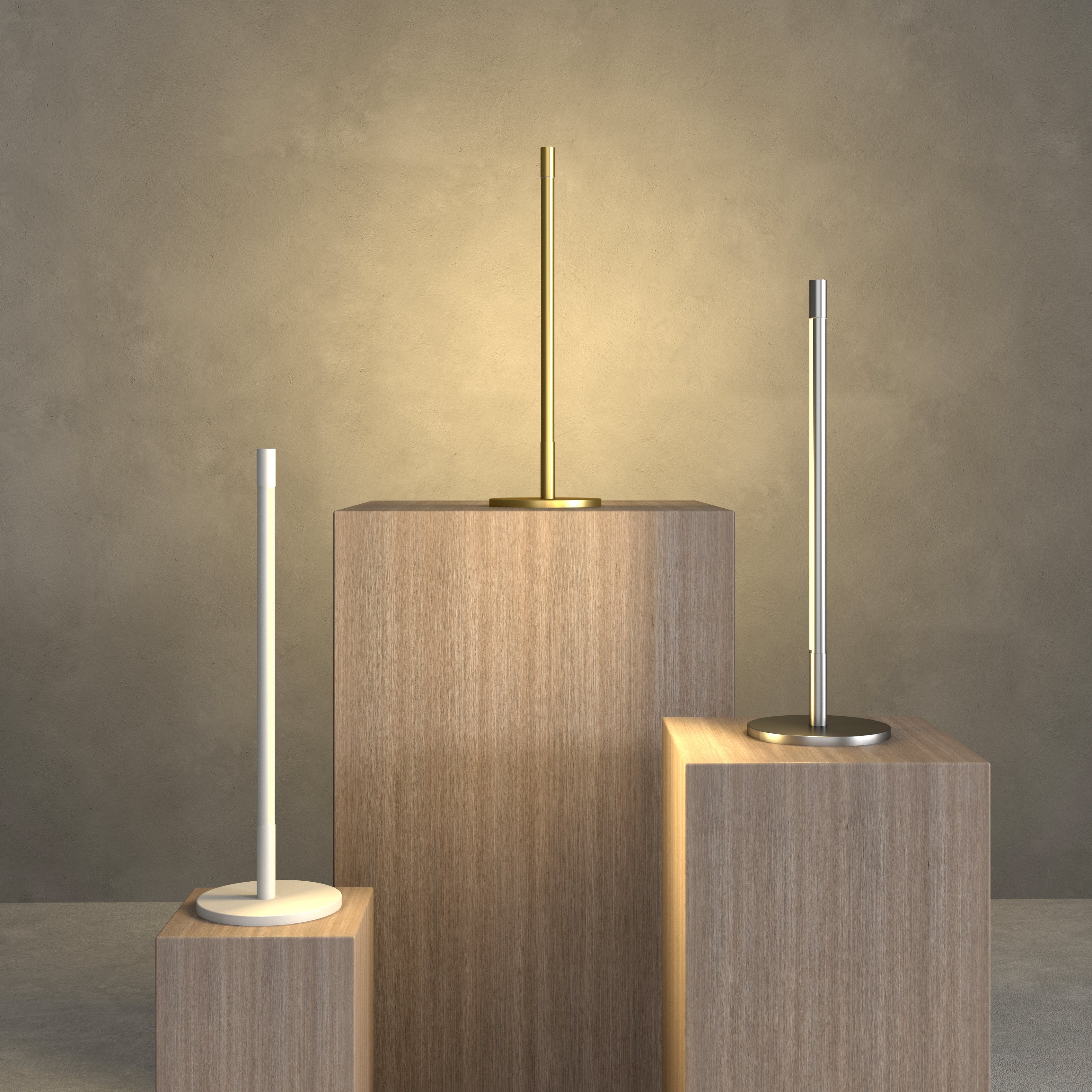 Minimalist Linear LED Table Lamp with Remote