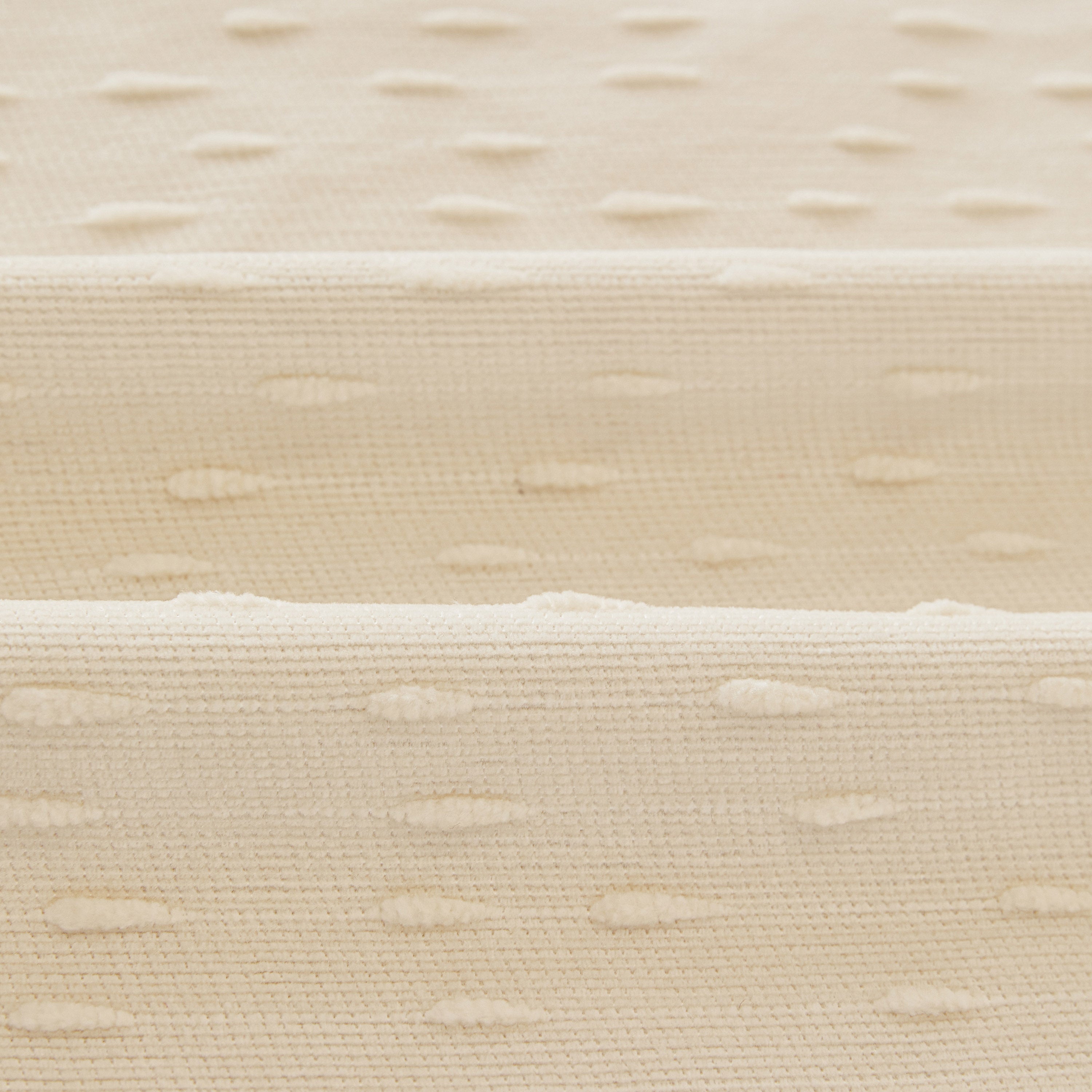 Textured Chenille Sofa Cover with Fringe Trim
