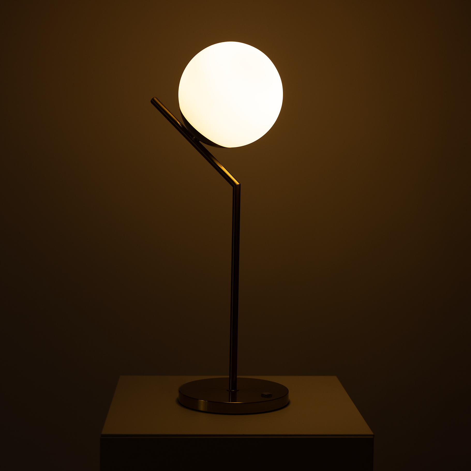Touch Dimmable Table Lamp with Glass Globe