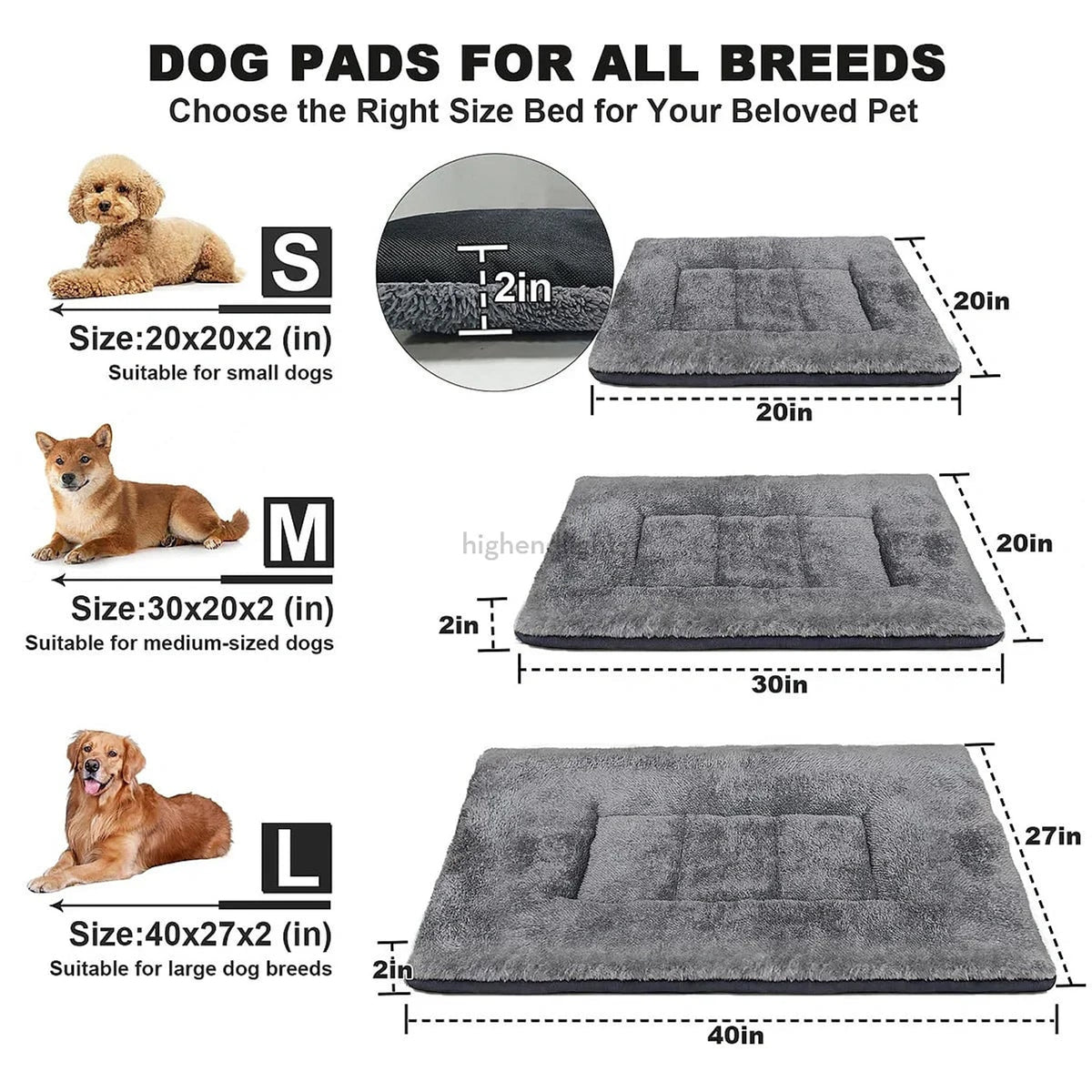 Adjustable Temperature Heated Dog Bed With Removable Washable Cover - Image 2
