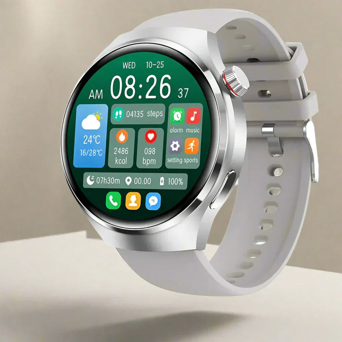 Ares Pro 2024 Smartwatch With NFC GPS Health Monitor And Bluetooth Calling - Image 7