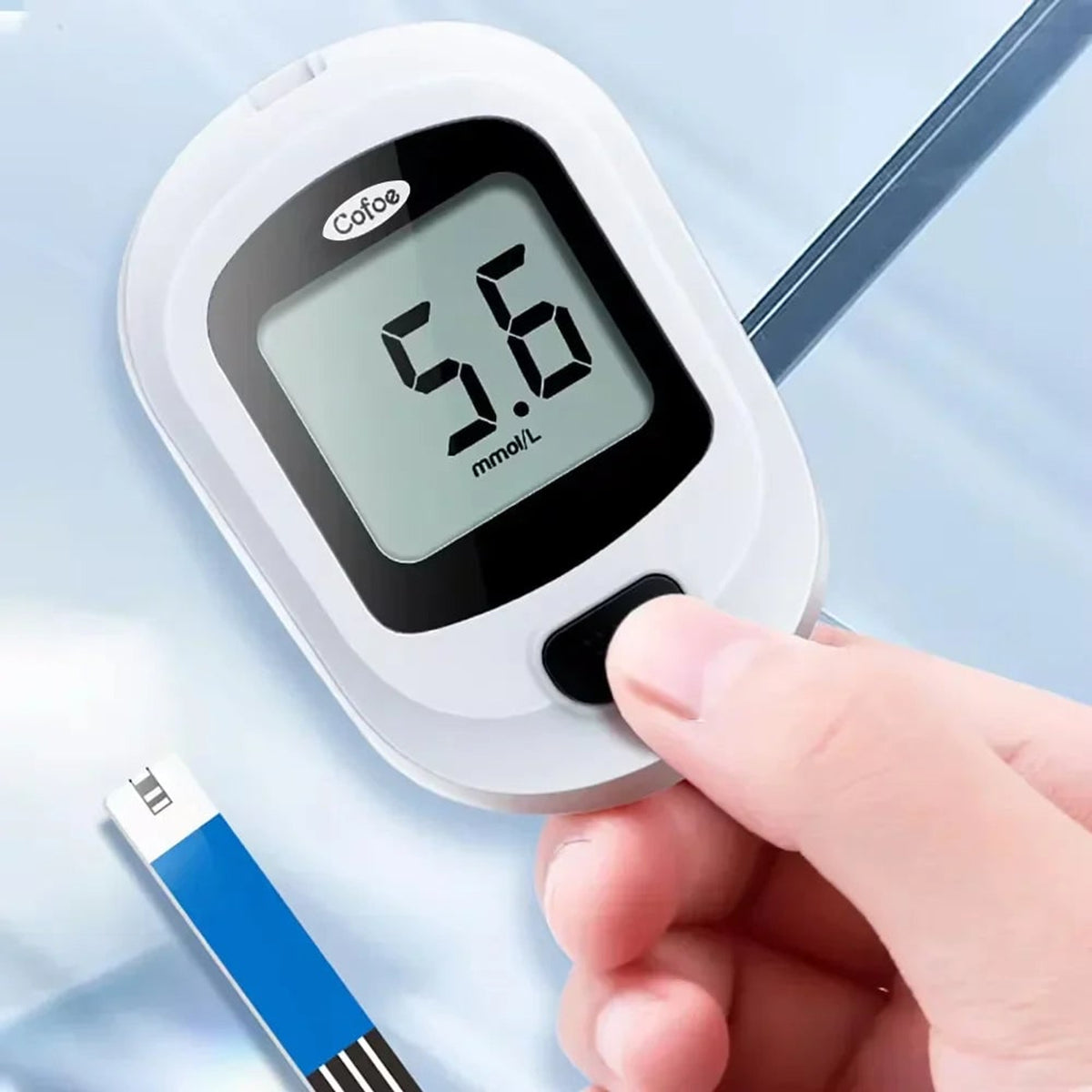 Blood Glucose Meter Kit with Test Strips and Lancets - Image 3