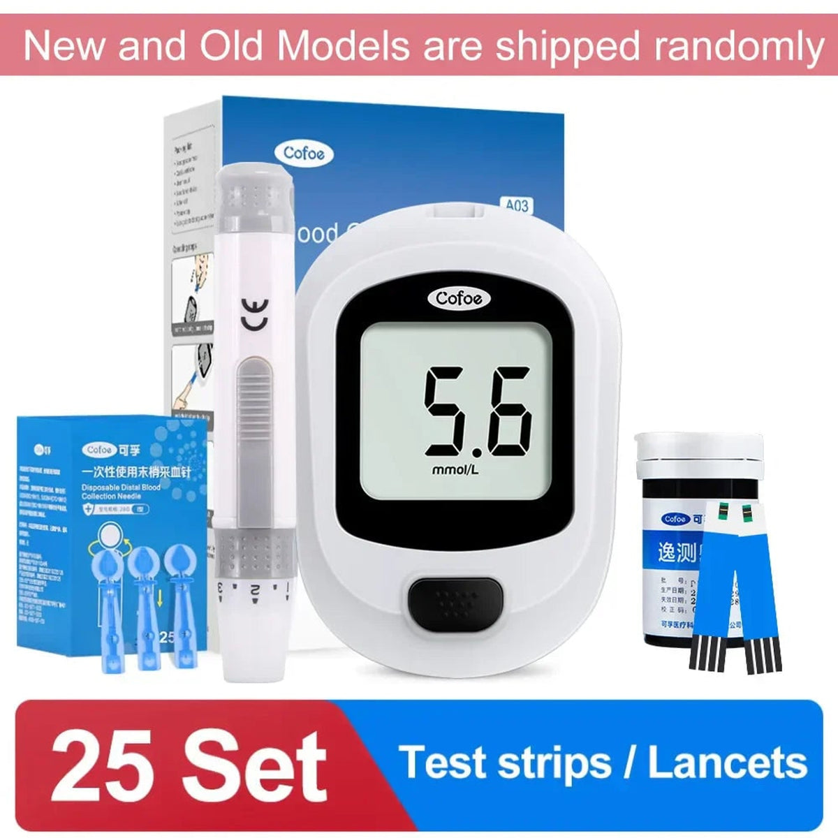Blood Glucose Meter Kit with Test Strips and Lancets - Image 7
