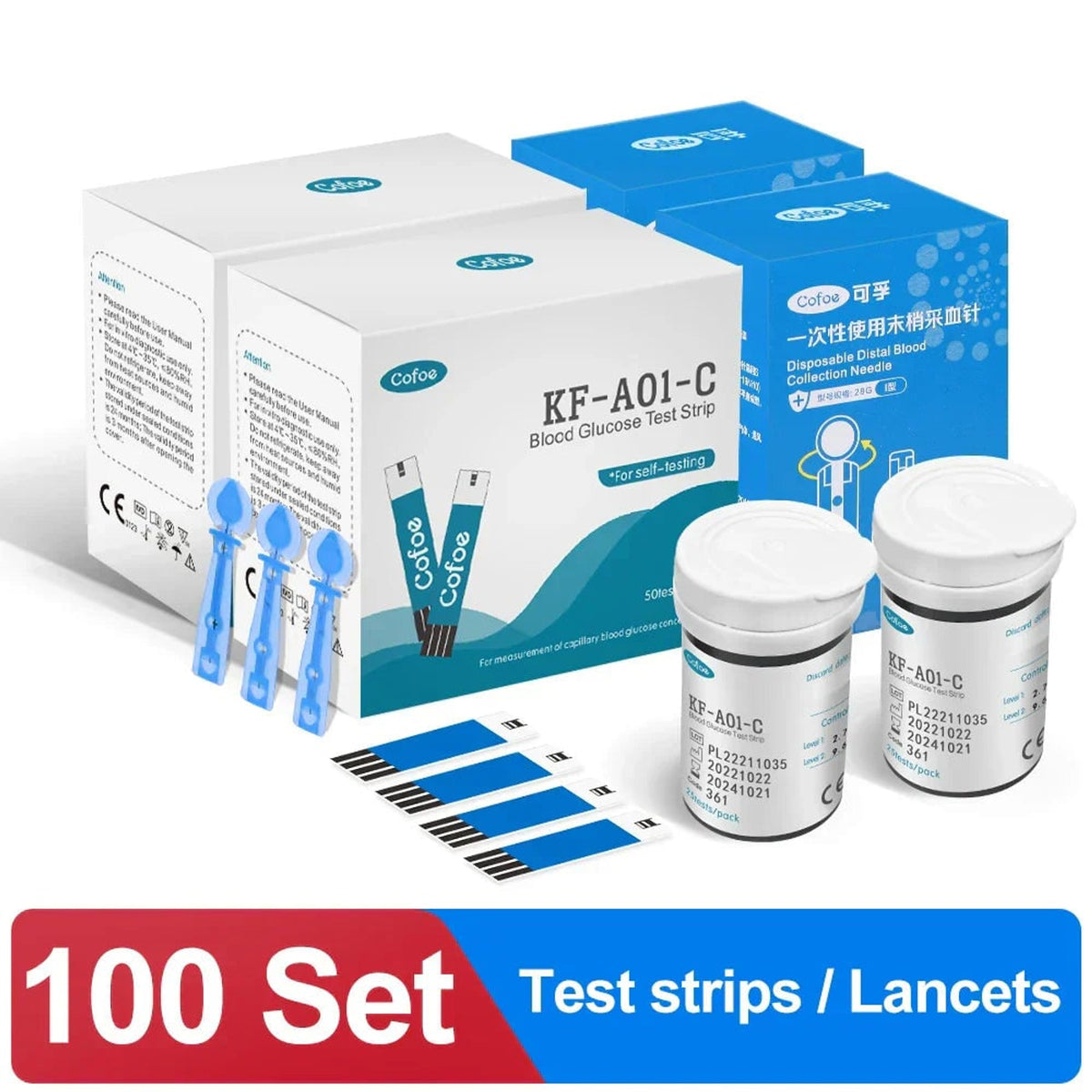 Blood Glucose Meter Kit with Test Strips and Lancets - Image 8