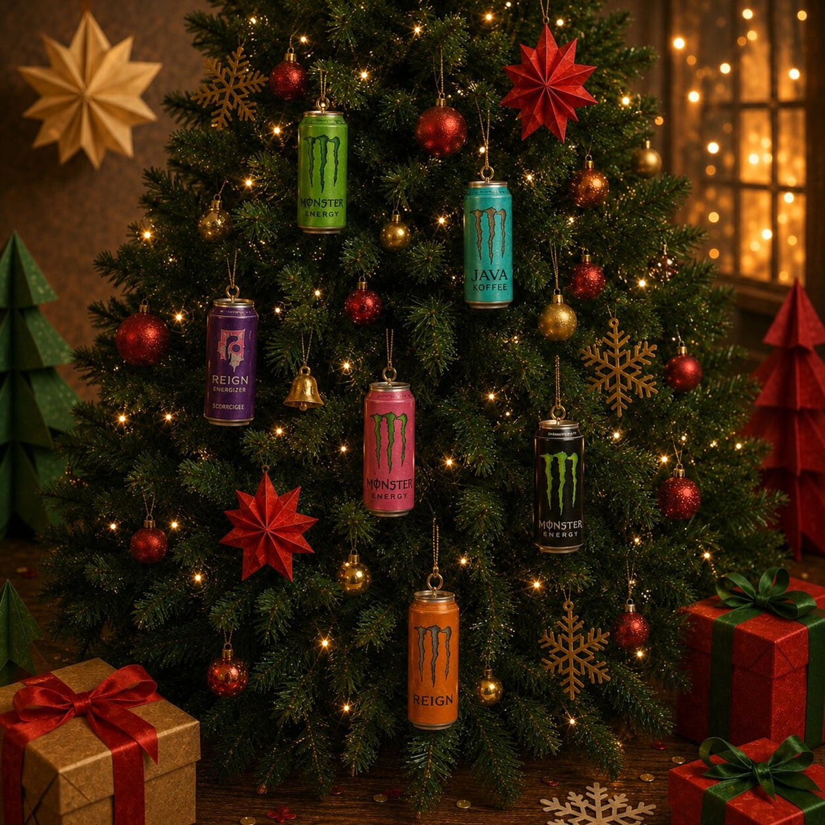 Christmas Energy Drink Advent Calendar 24 Days Of Collectible Can Designs - Image 4