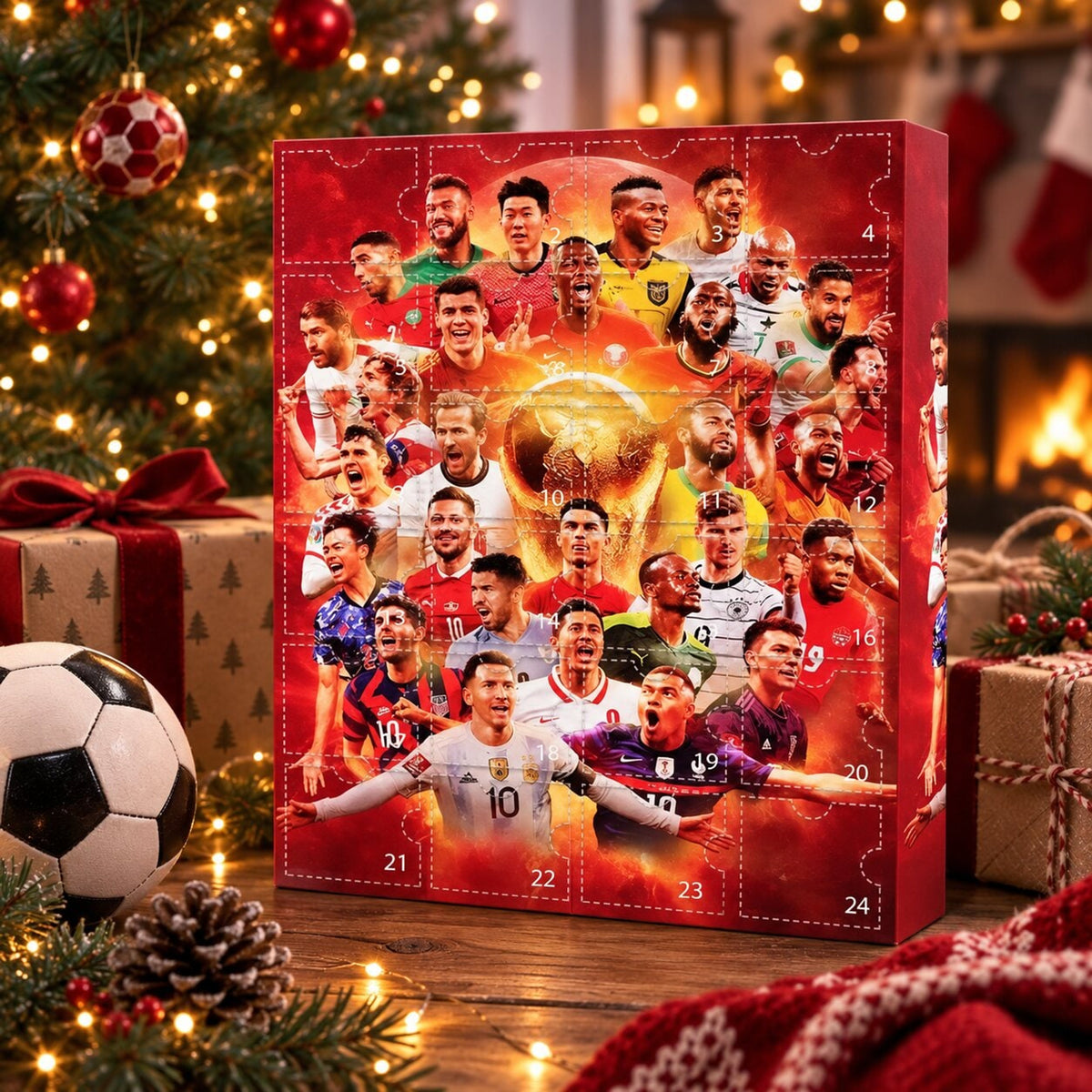 Christmas Football Advent Calendar With 24 Days Of Surprises For Kids And Football Fans - Image 2