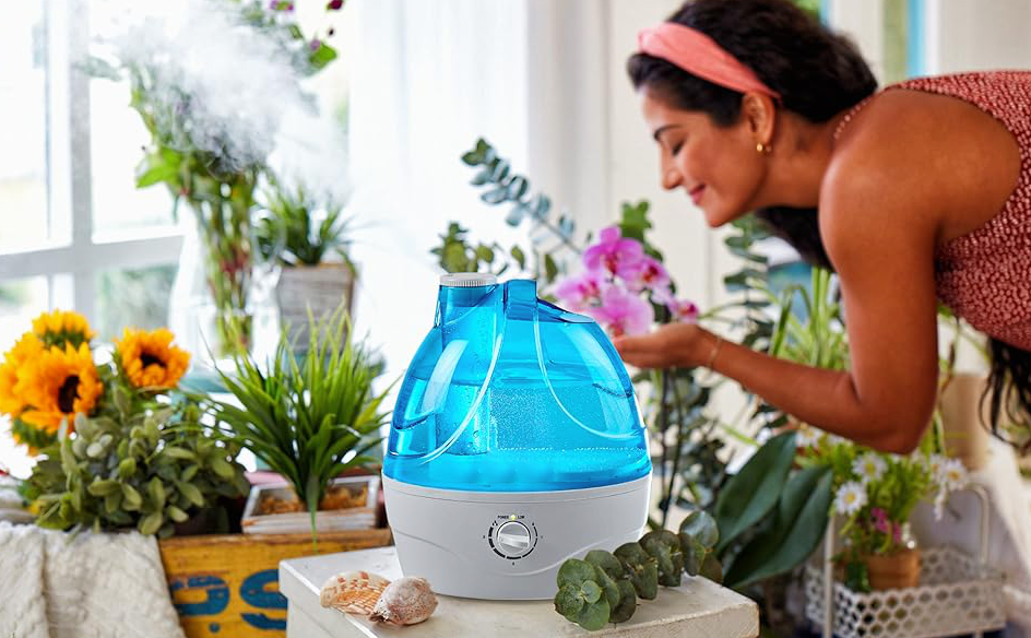 Cool Mist Humidifier With 2.2L Tank Ultrasonic Quiet Operation And 360° Nozzle - Image 7