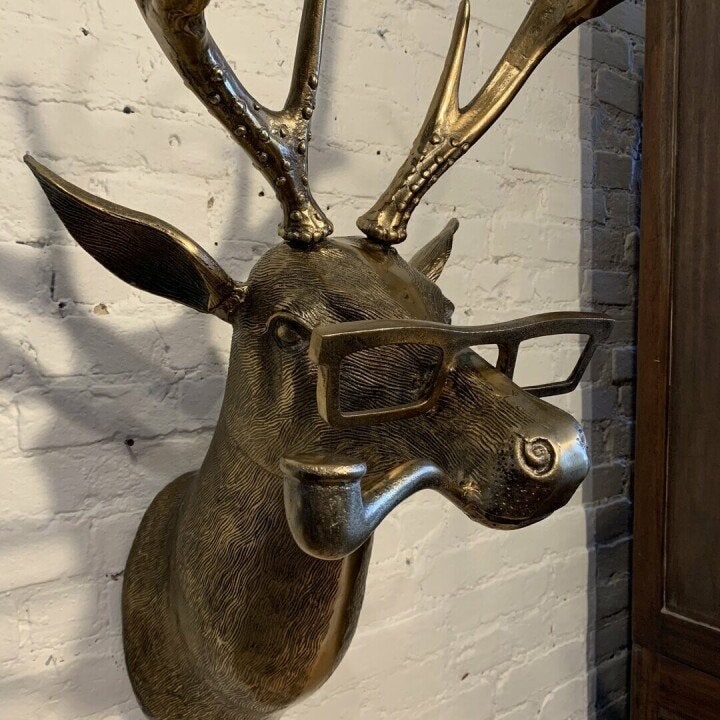 Decorative Deer Animal Head Sculpture - Image 2