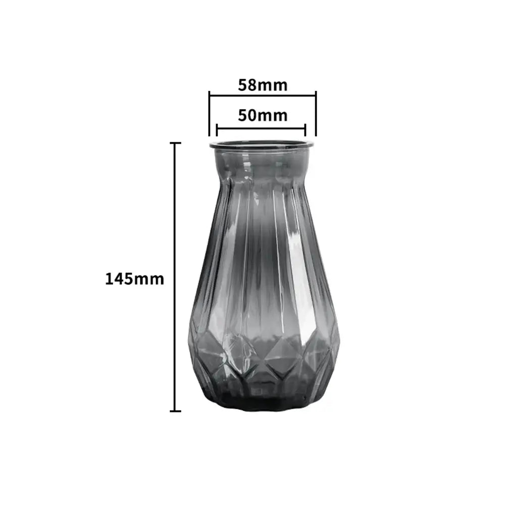 Modern Decorative Vase with Colorful Glass Style