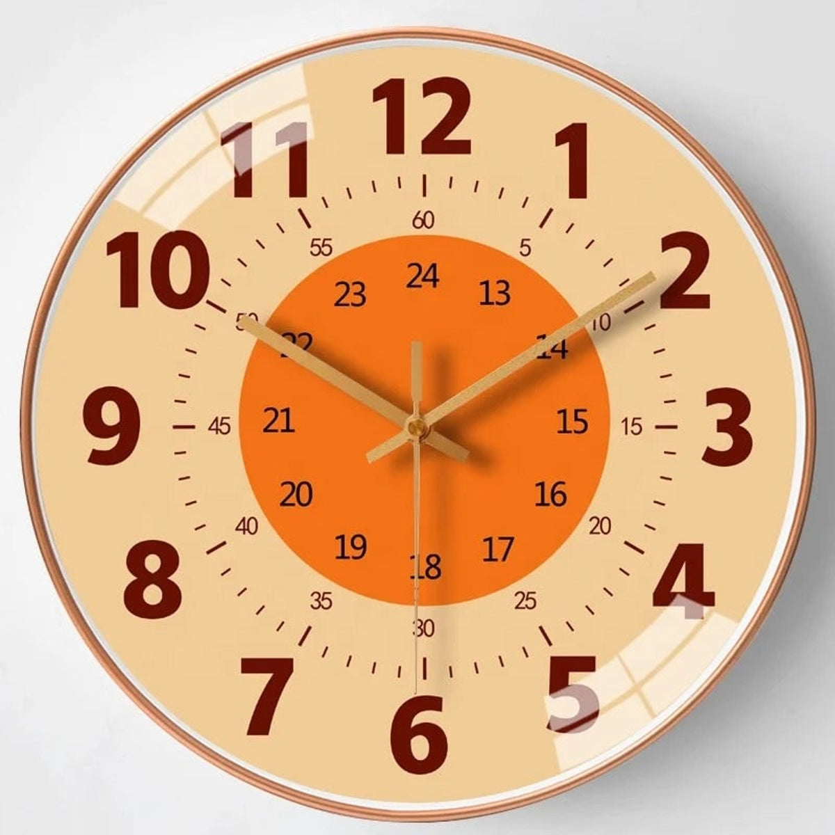 Educational Wall Clock With Color Dial And Battery Operation - Image 5
