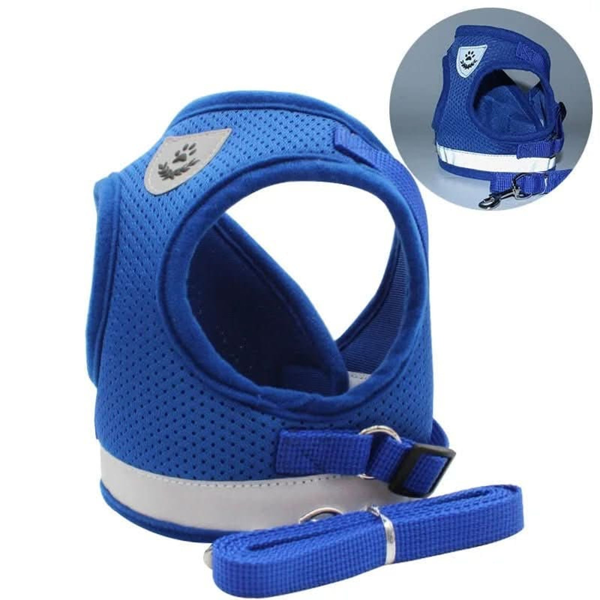 Escape-Proof Cat Harness With Reflective Details And Leash - Image 4