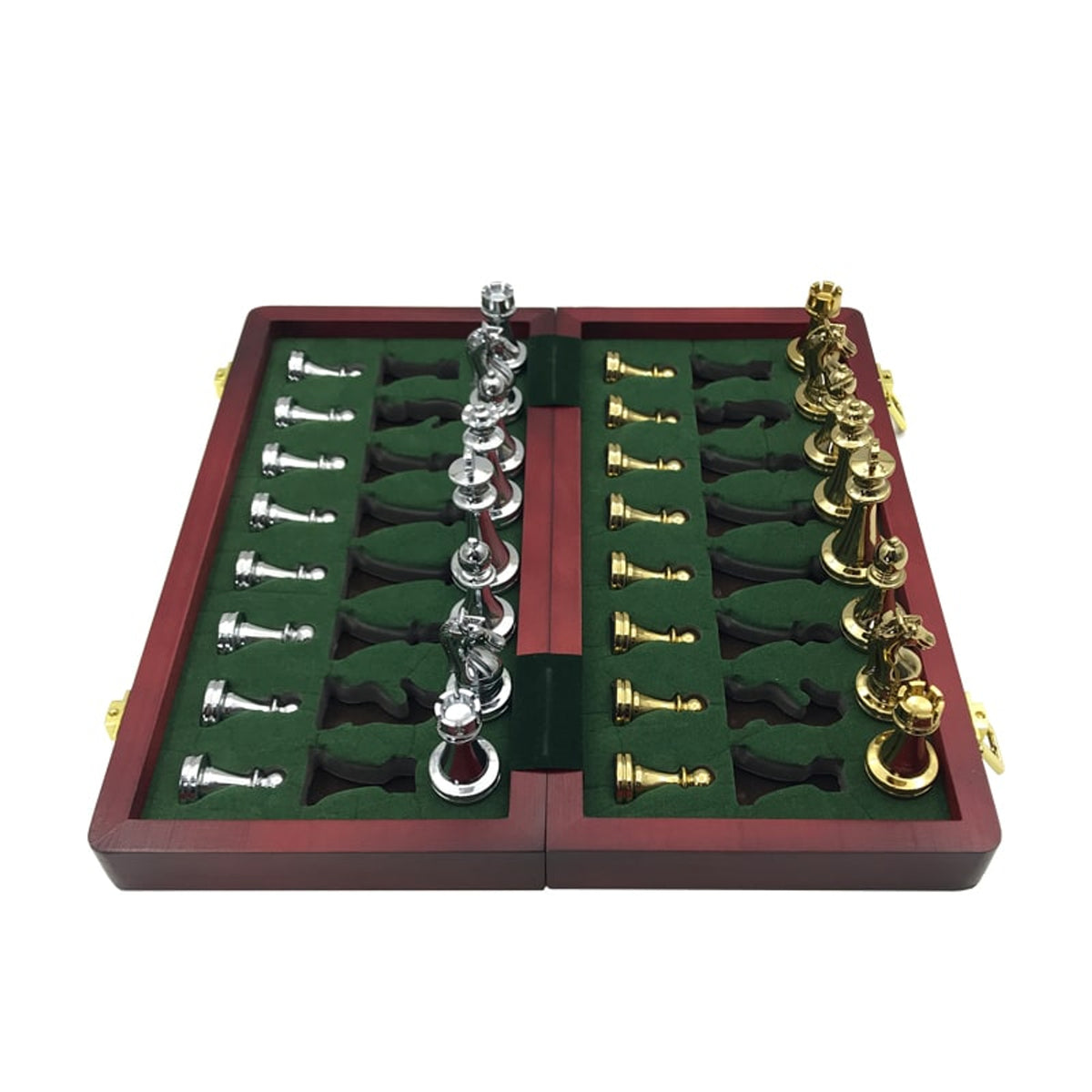 Folding Wooden Chess Set With Large Pieces Premium Gift Box - Image 6