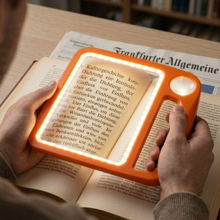 Handheld LED Magnifying Lamp With Dual Magnification - Image 1