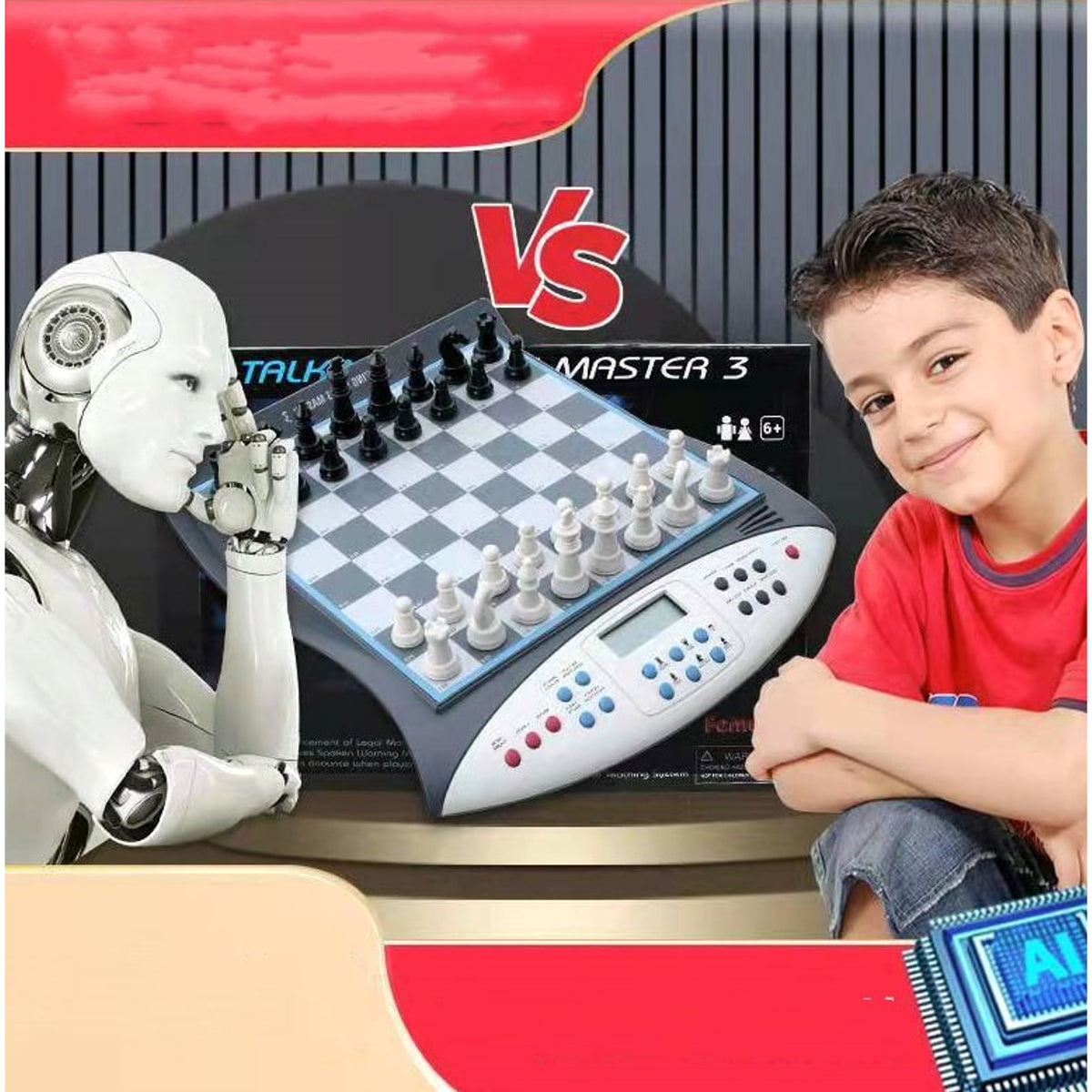 Intelligent Human-Machine Ai Chess Board With Magnetic Pieces For Kids - Image 6