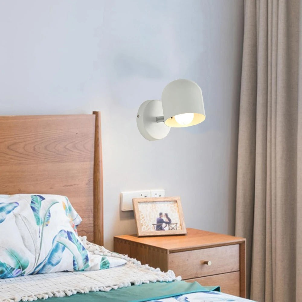 Modern Macaron Dome Wall Sconce with Glass