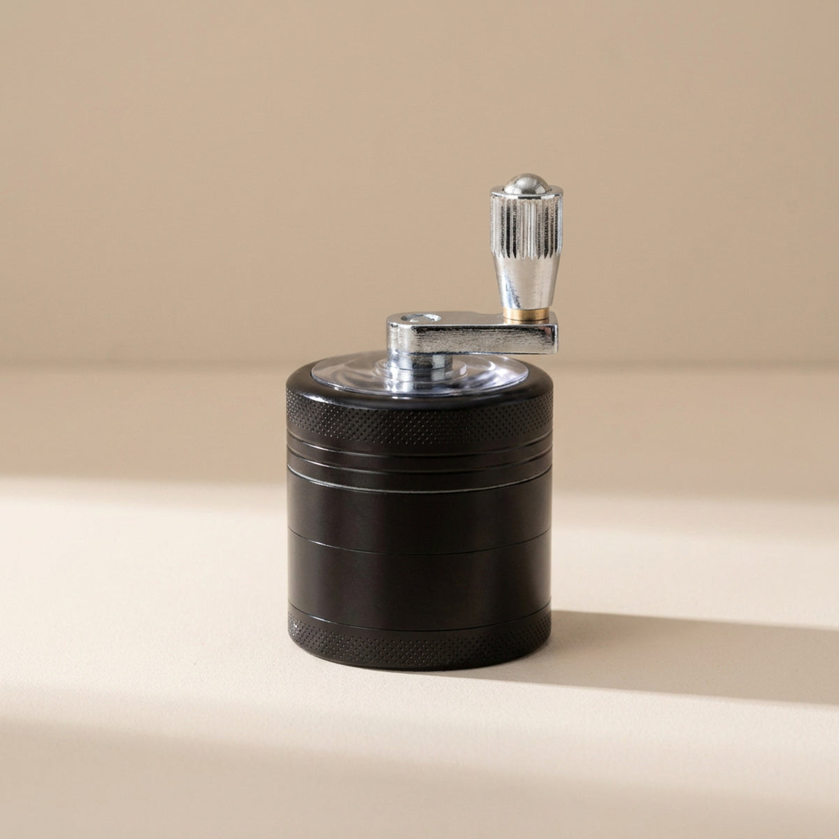 Manual Spice Grinder With Ergonomic Hand Crank For Nutmeg Peppercorns And Rock Salt - Image 1