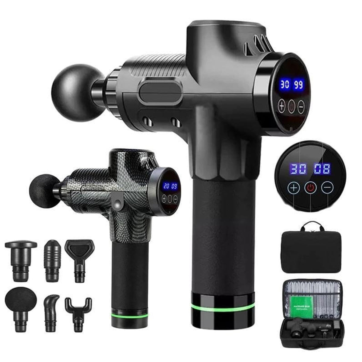 Massage Gun With 6 Massage Heads And 20 Adjustable Speed Levels - Image 1
