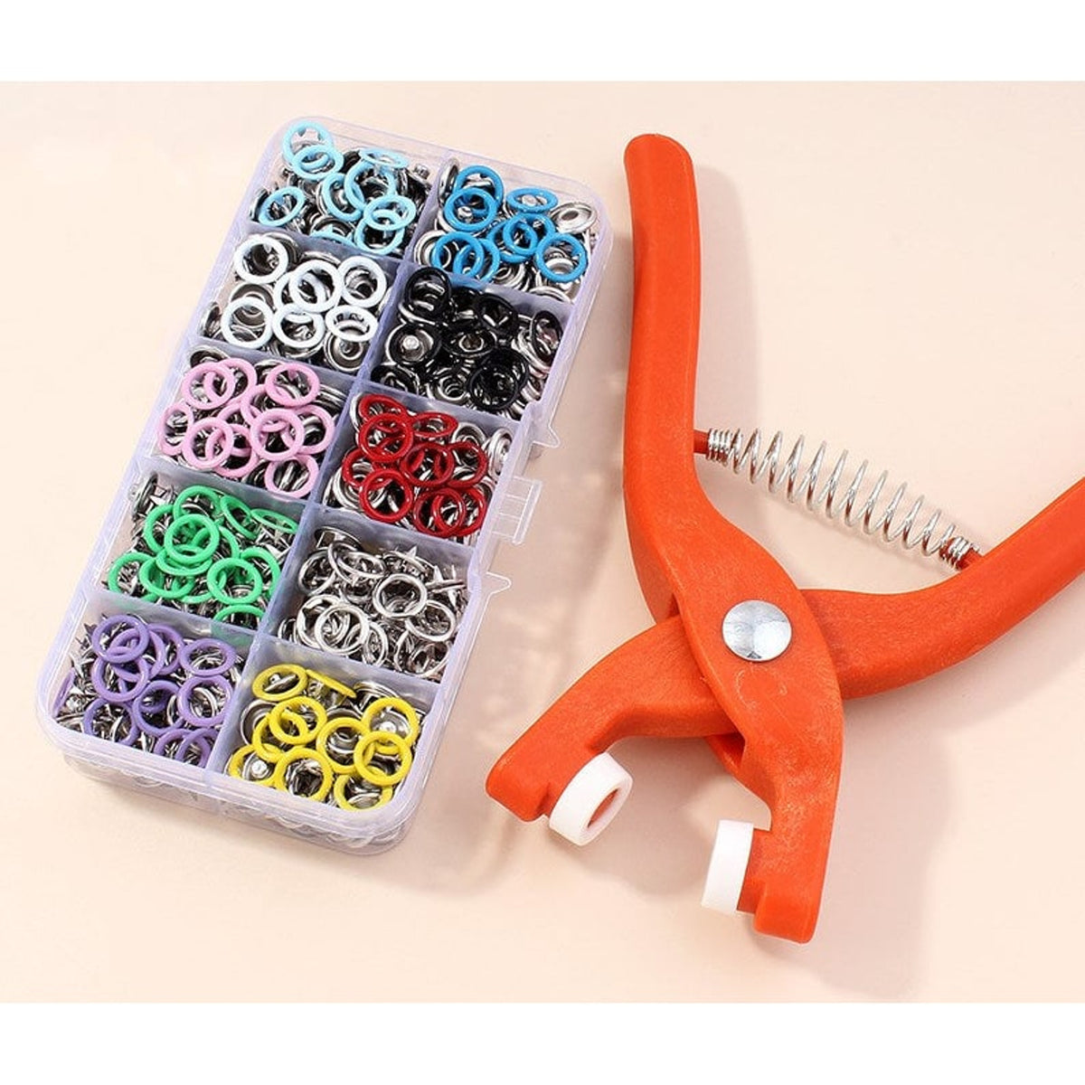 Metal Snap Fastener Tool Set With Storage For Sewing And Diy Projects - Image 8