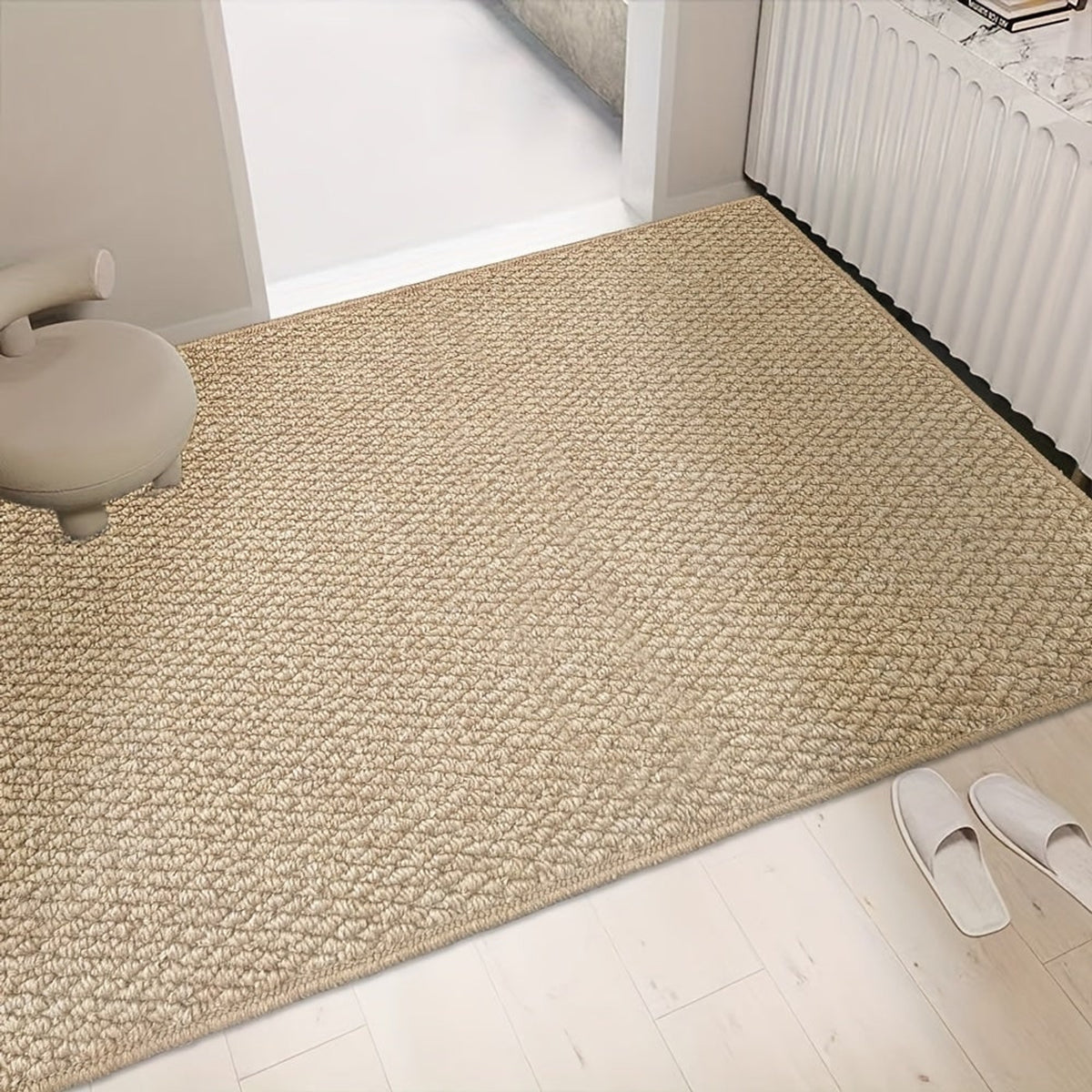 Non-Slip Absorbent Door Mat With Washable Woven Loop Pile Surface - Image 3