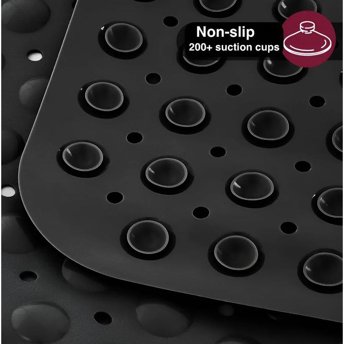 Non-Slip Texture Quick-Drain Design Non Slip Bath Mat - Image 9