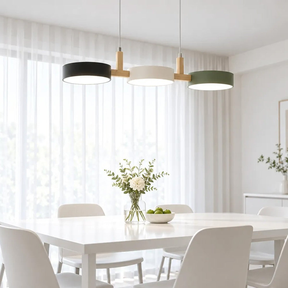 Pendant Chandelier Aria Nordic Wood - Image 14