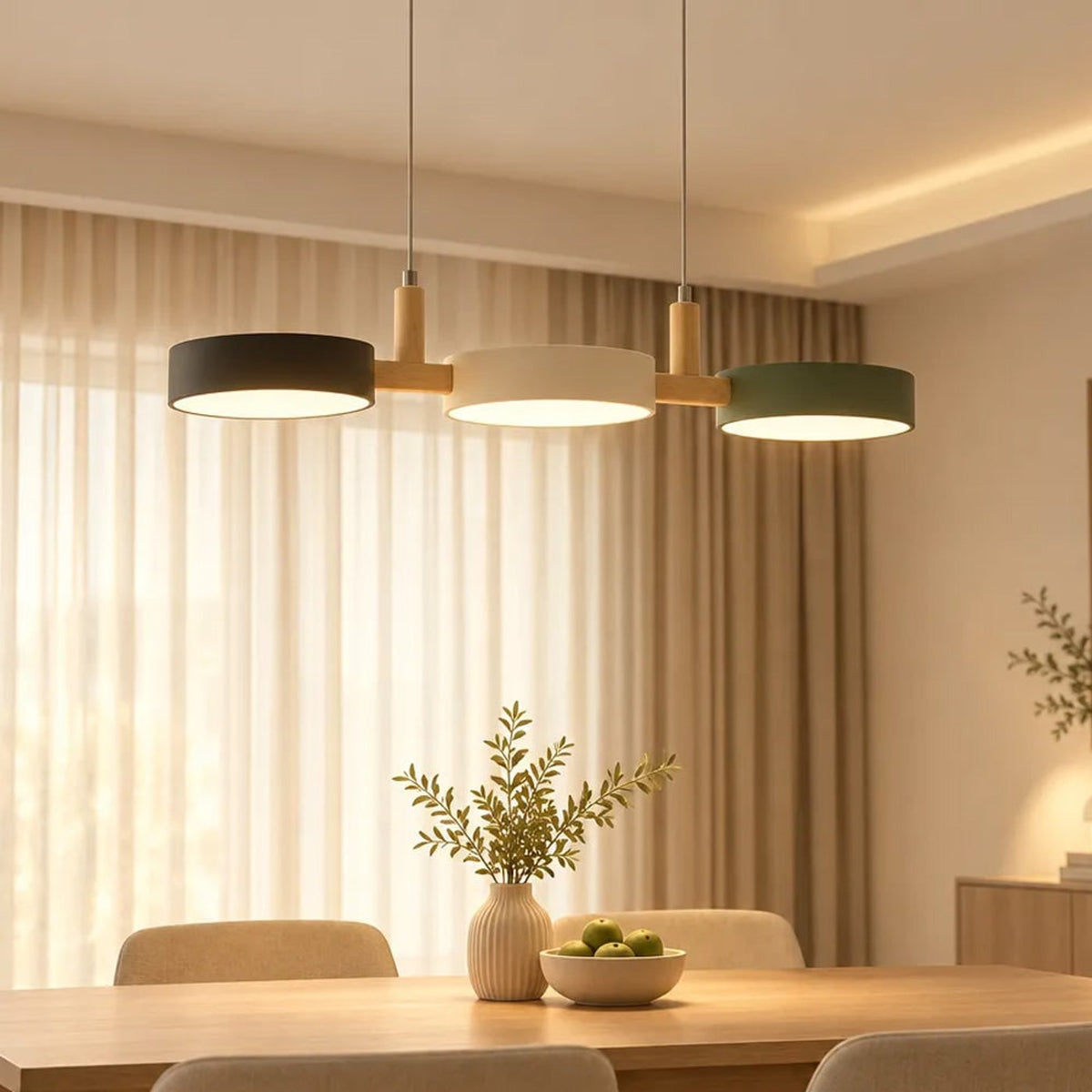 Pendant Chandelier Aria Nordic Wood - Image 15