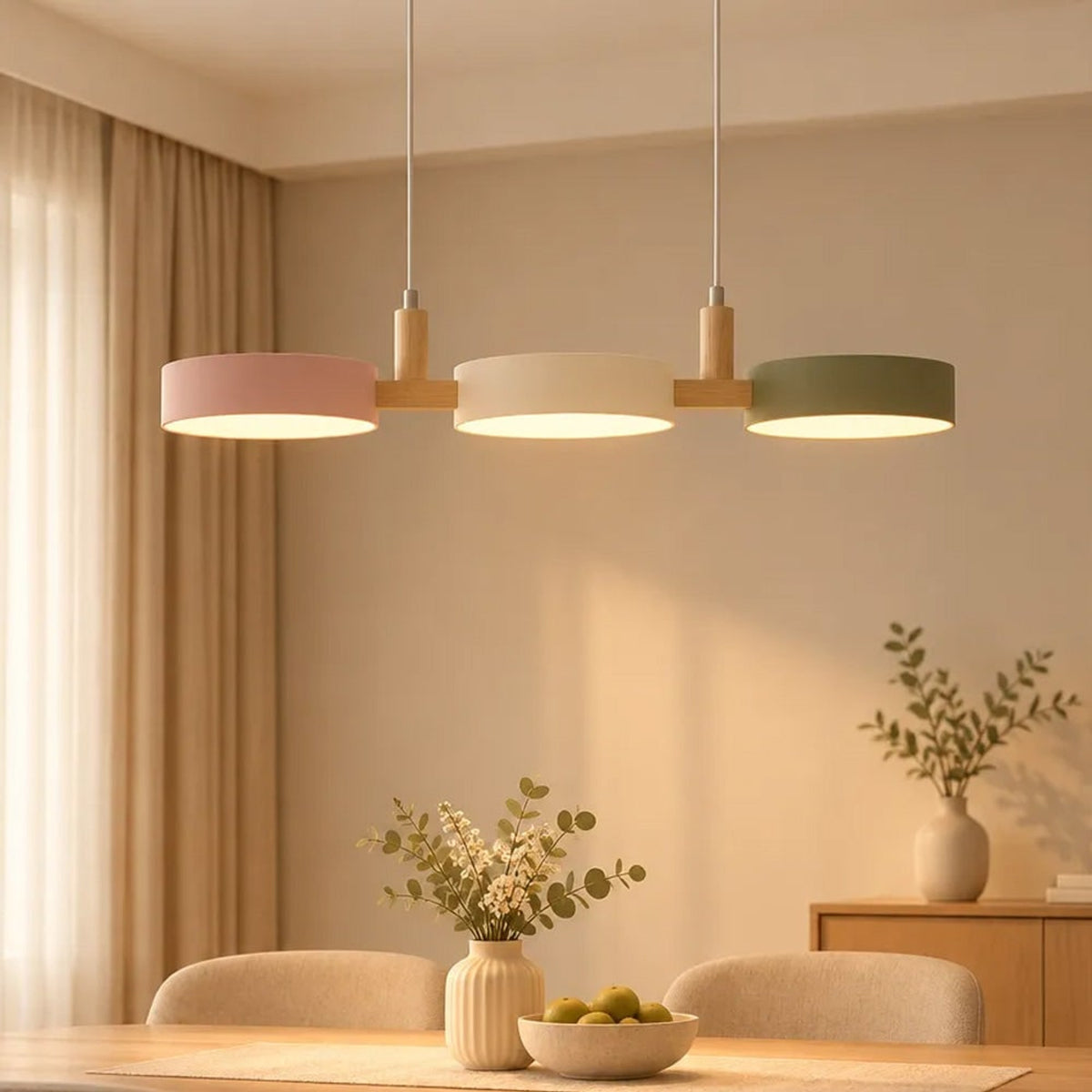 Pendant Chandelier Aria Nordic Wood - Image 18
