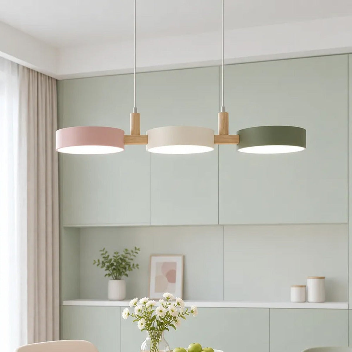 Pendant Chandelier Aria Nordic Wood - Image 19