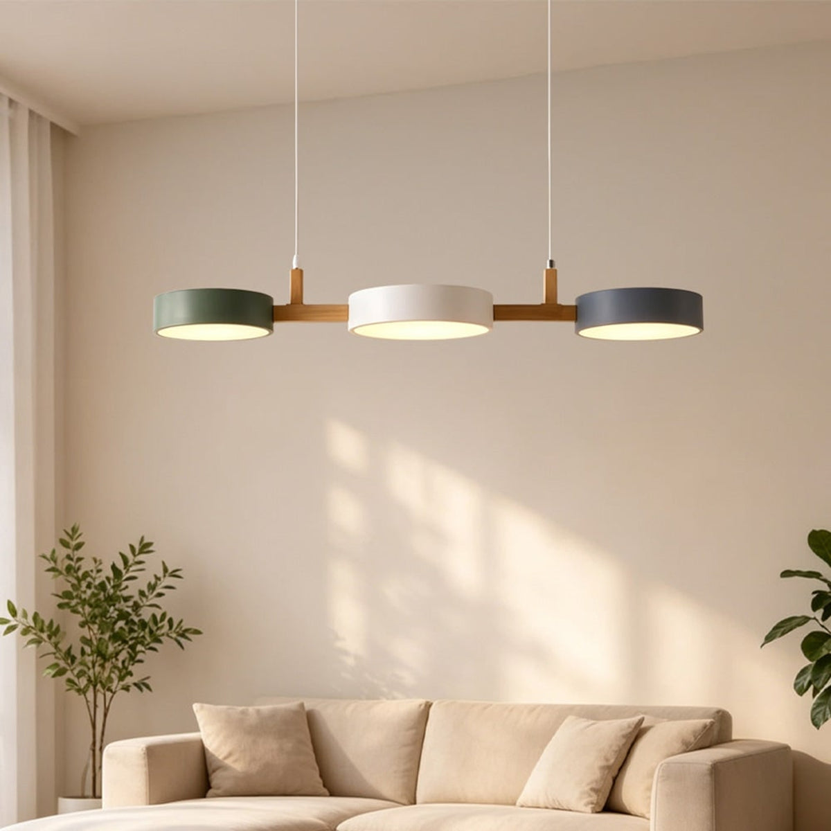 Pendant Chandelier Aria Nordic Wood - Image 2