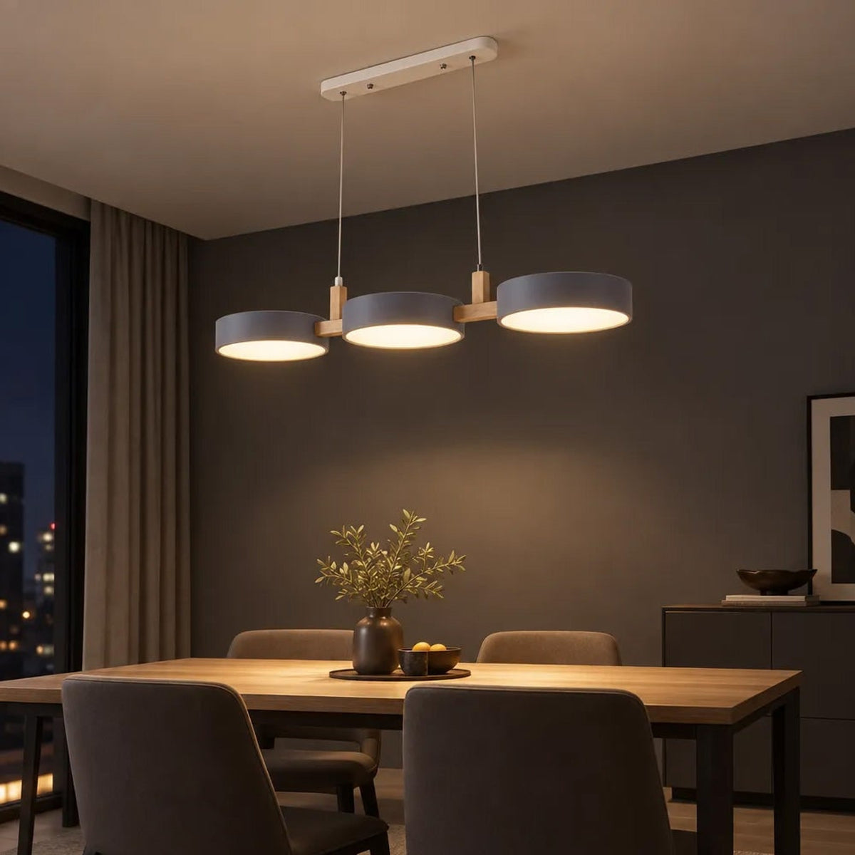 Pendant Chandelier Aria Nordic Wood - Image 8
