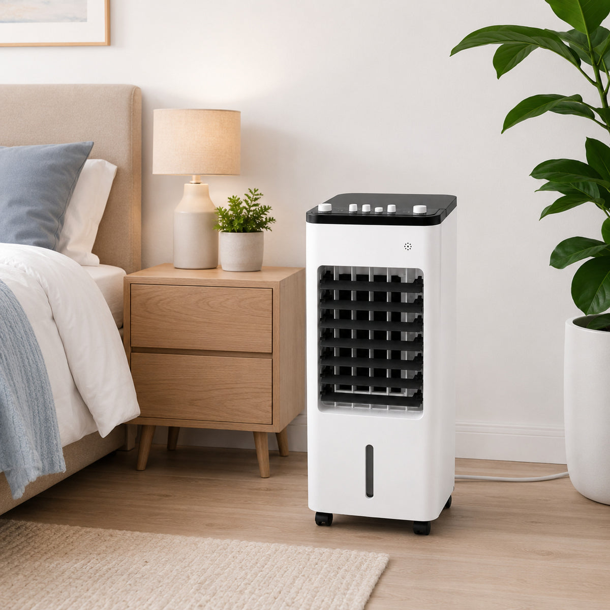 Portable Air Conditioner With Evaporative Cooling Fan And Humidifier Function - Image 3