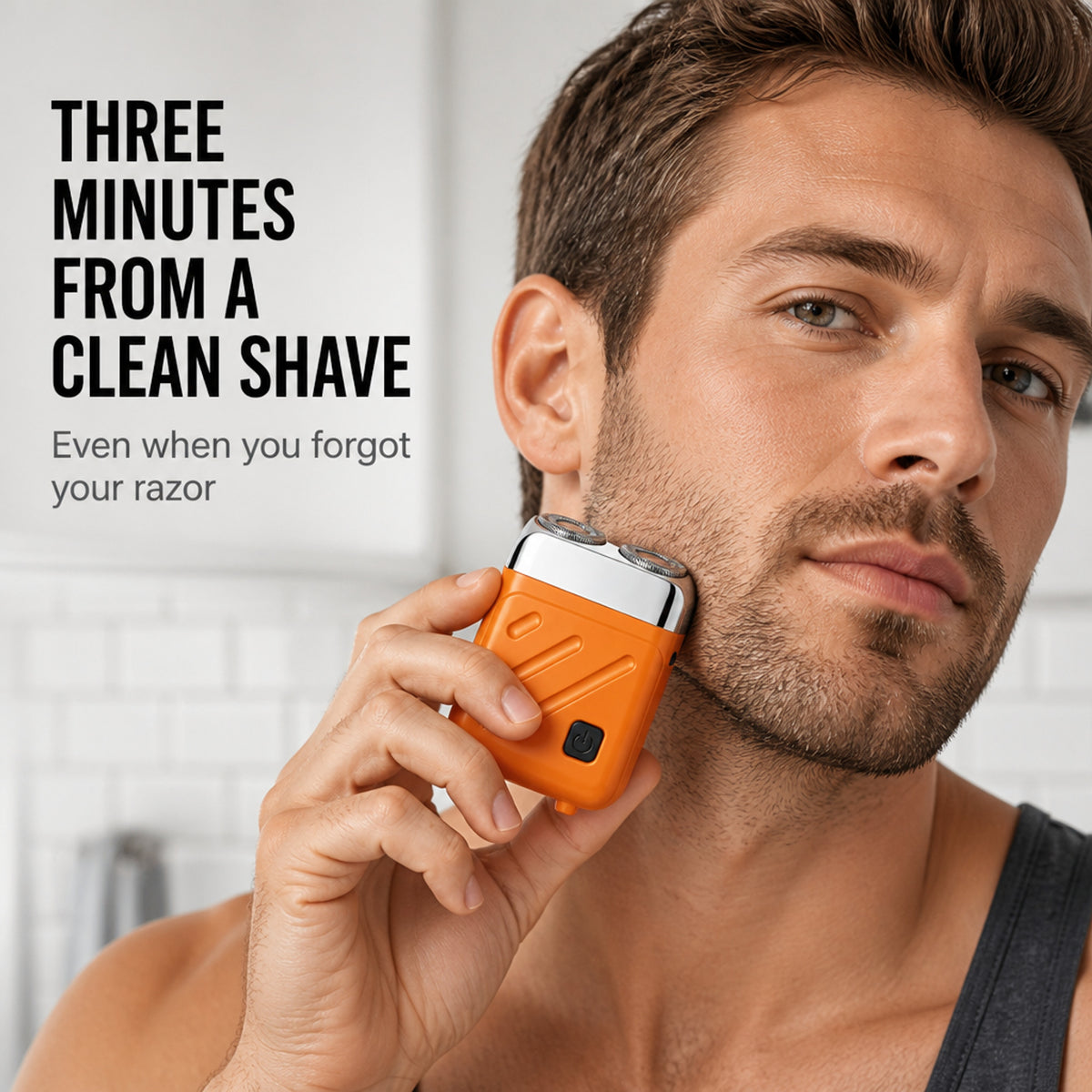Portable Cube Pocket Shaver With Dual Rotary Heads - Image 1
