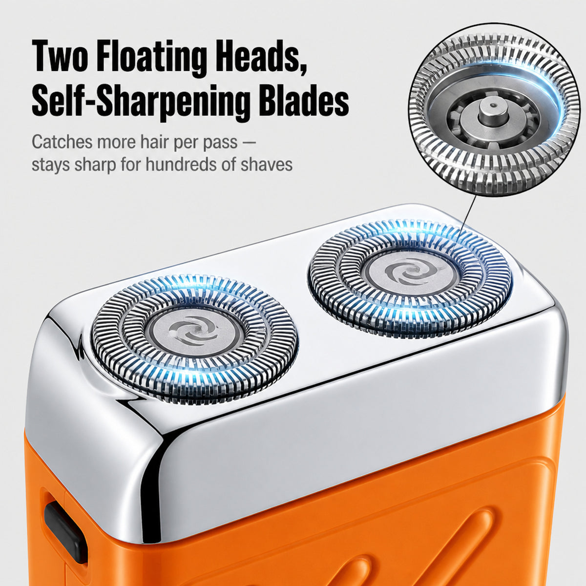 Portable Cube Pocket Shaver With Dual Rotary Heads - Image 3