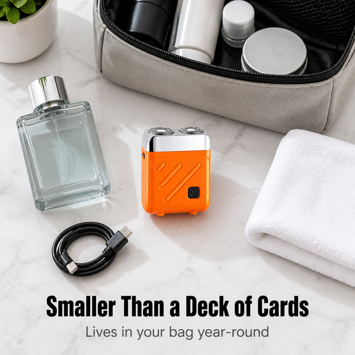 Portable Cube Pocket Shaver With Dual Rotary Heads - Image 6