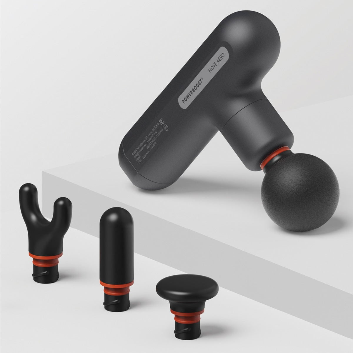Powerboost Move Portable Percussion Massager With Interchangeable Attachments - Image 2