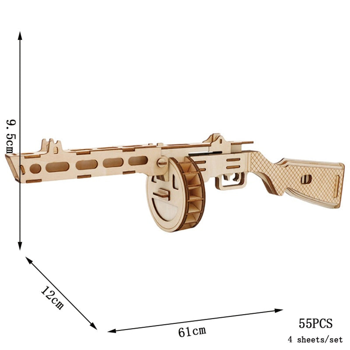 Retro 3D Wooden Puzzle Diy Model Kit For Adults And Teens - Image 13