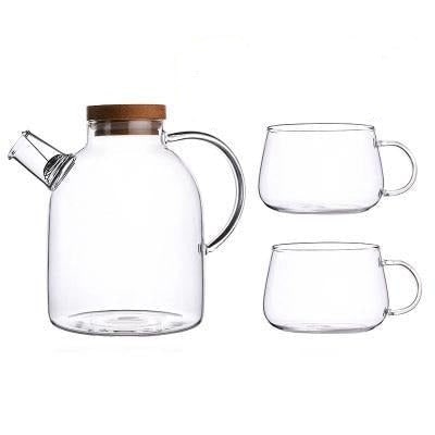 Scandinavian Glass Teapot Set With Elegant Heat-Resistant Design - Image 3