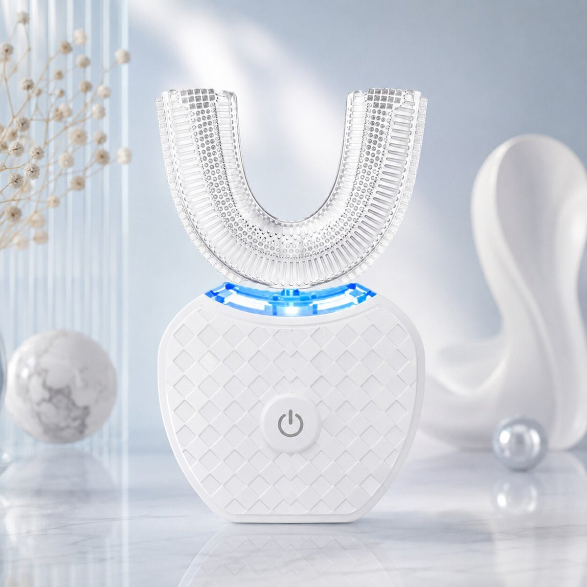 Ultravalon U Shaped Electric Toothbrush With Ultrasonic 360-Degree Cleaning Rechargeable For Adults - Image 2