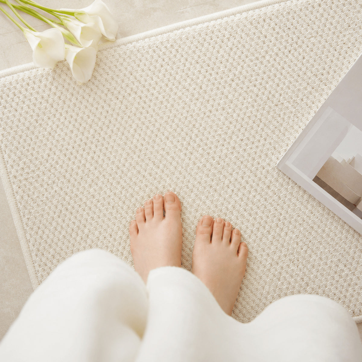 Woven Non-Slip Door Mat With Absorbent Fabric - Image 4