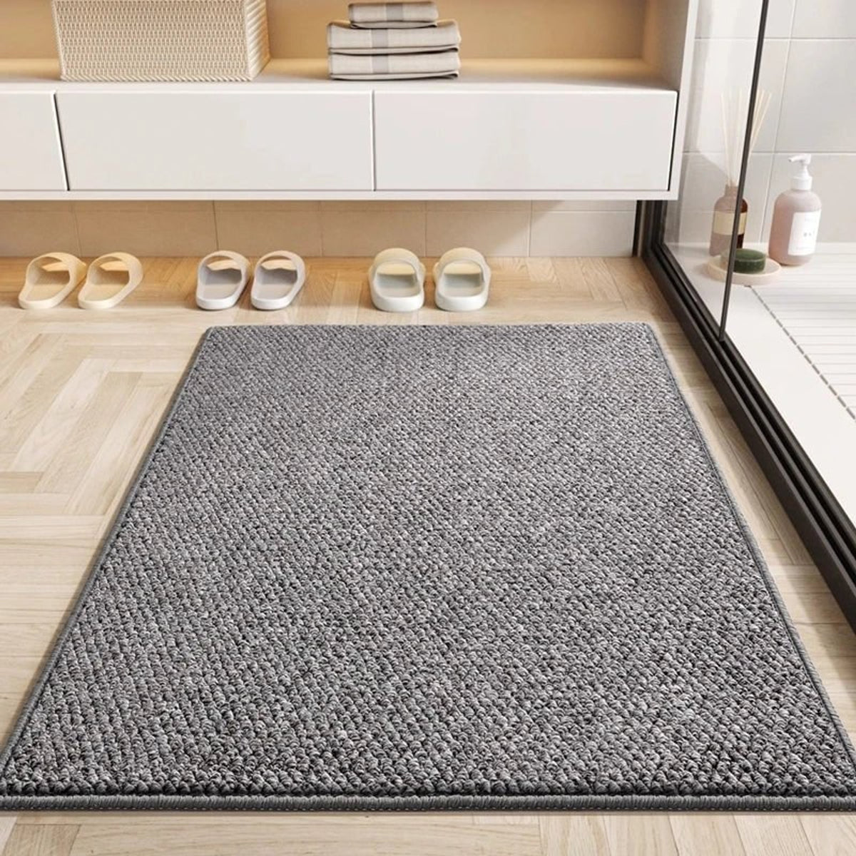 Woven Non-Slip Door Mat With Absorbent Fabric - Image 6