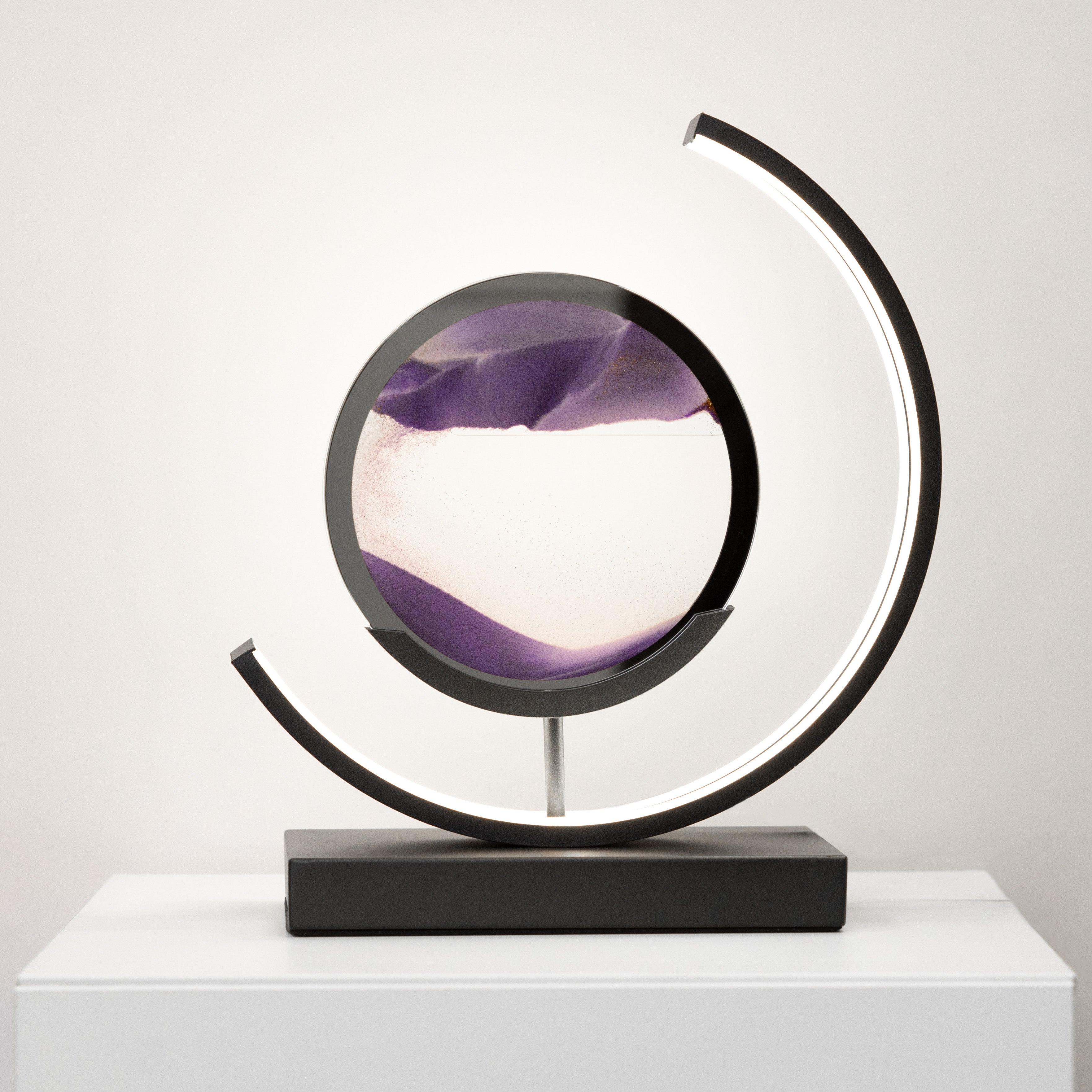 Minimalist Moving Sand Art Lamp with LED Glow
