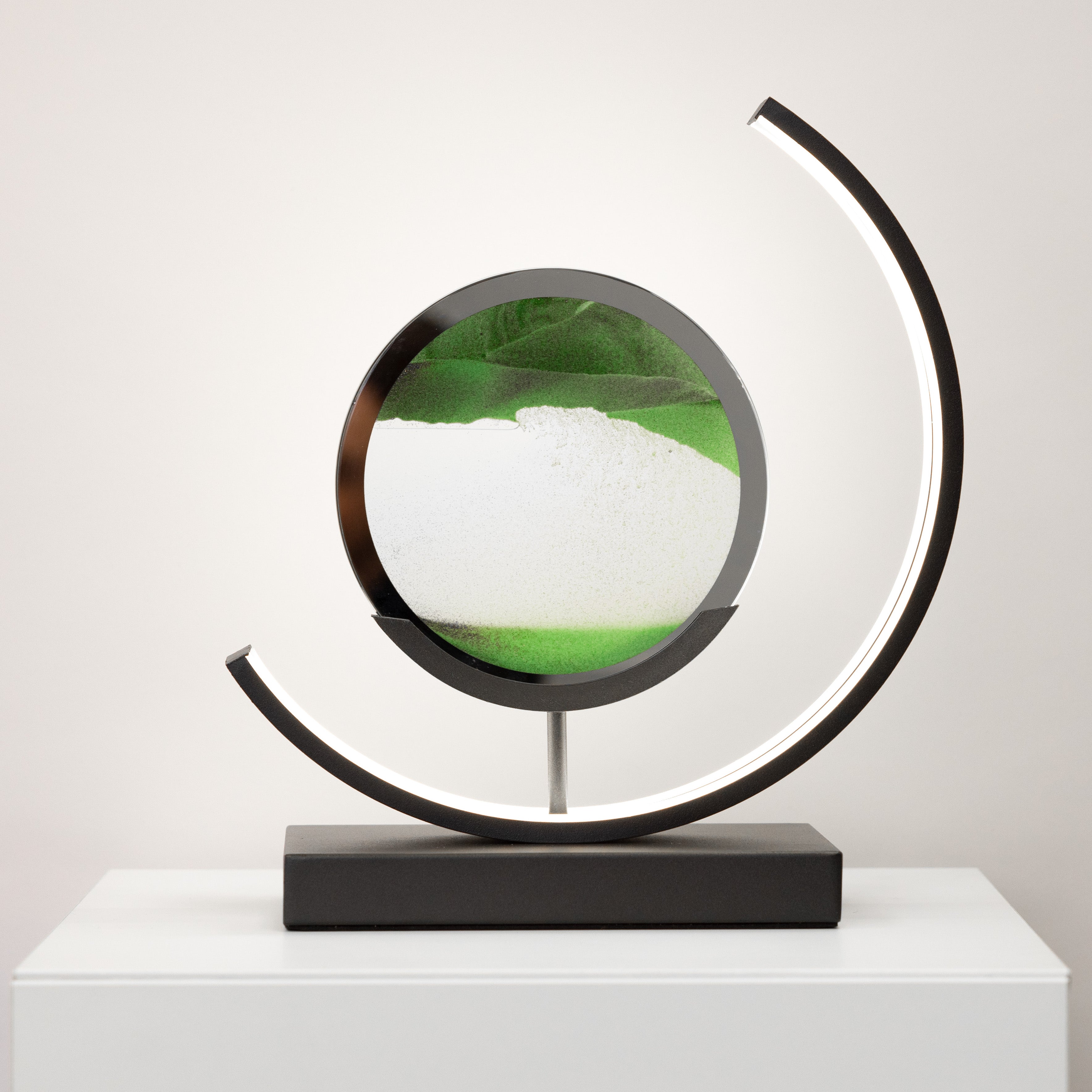 Minimalist Moving Sand Art Lamp with LED Glow
