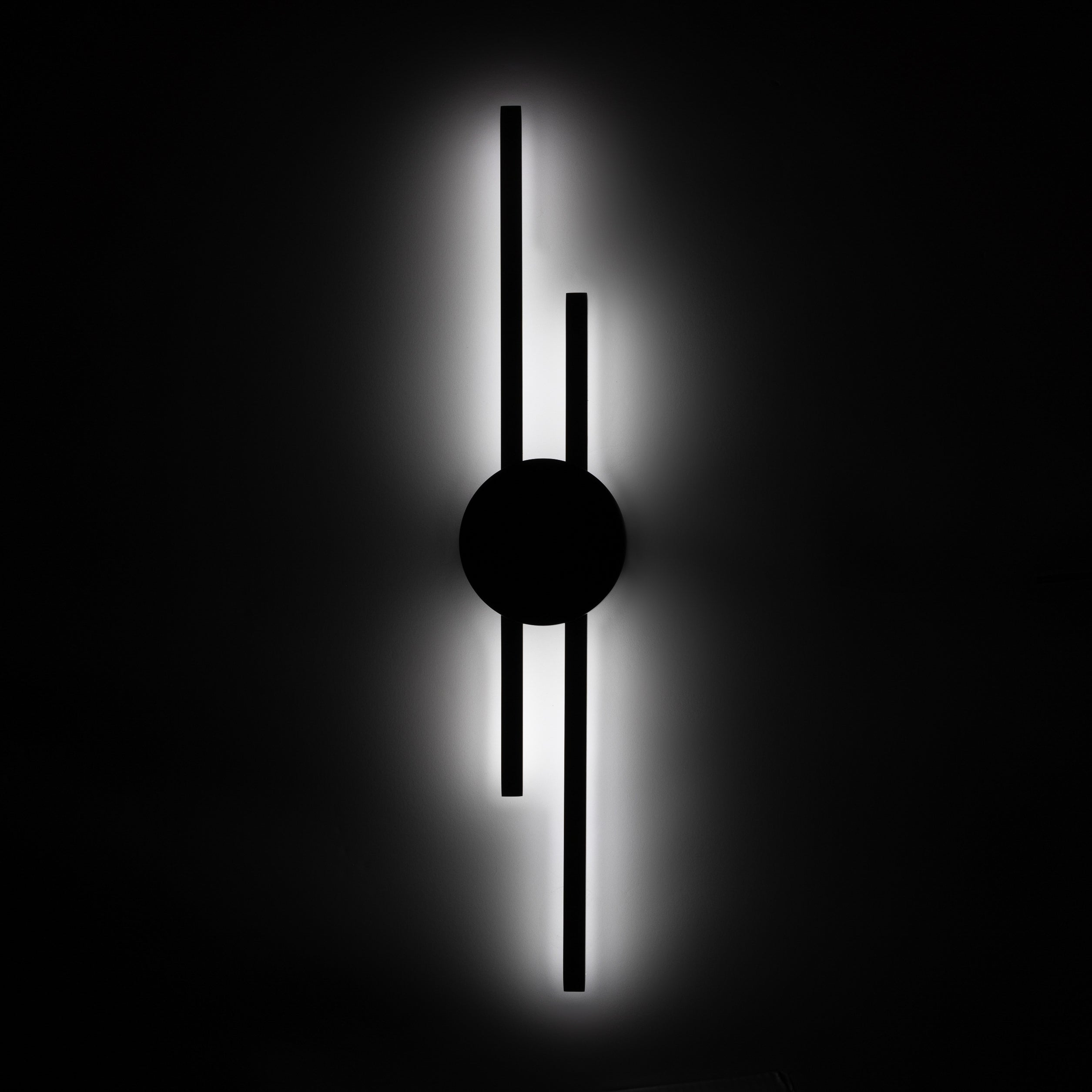 Brass Linear Wall Sconce with Dimmable Glow