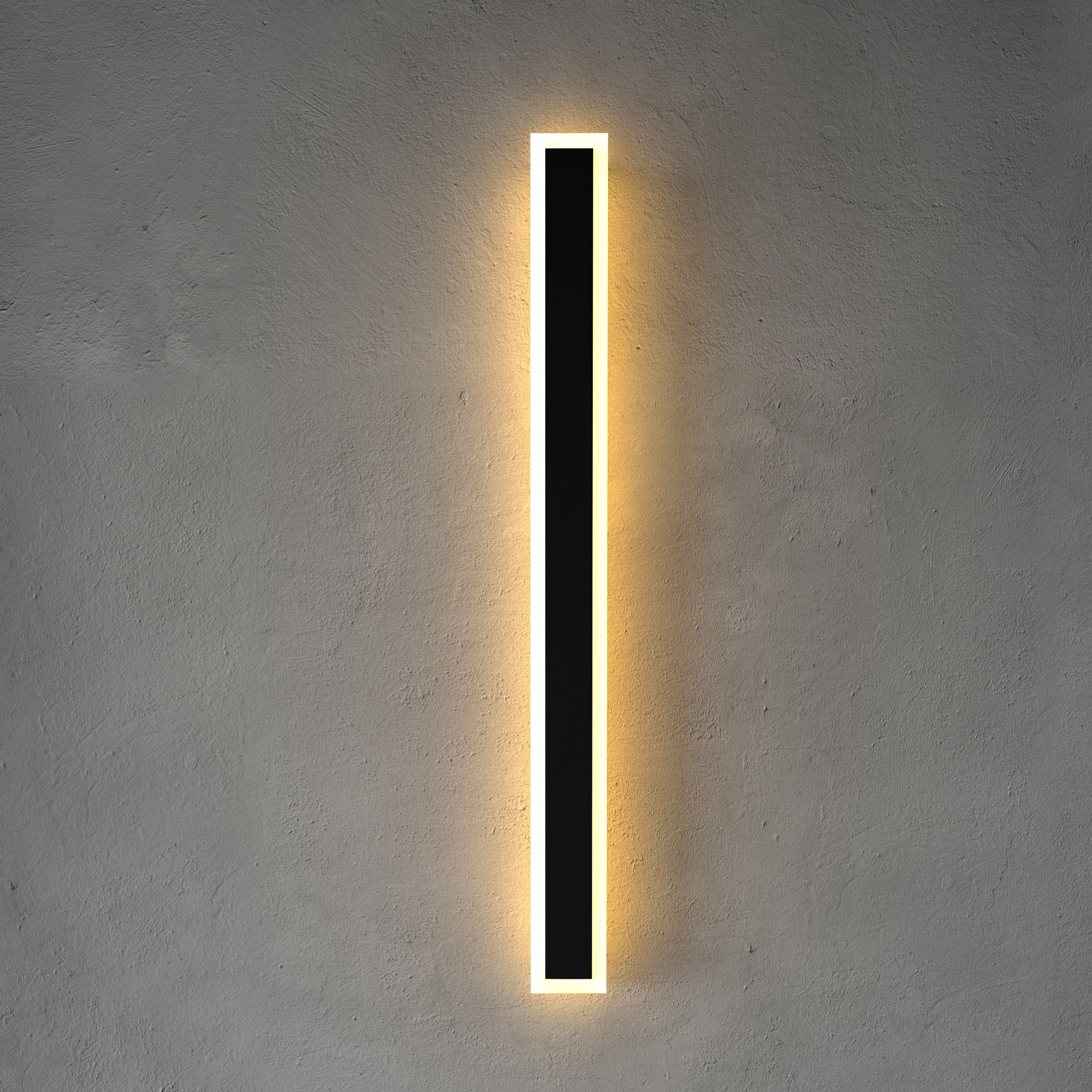 Outdoor Linear LED Wall Lamp with Back Glow