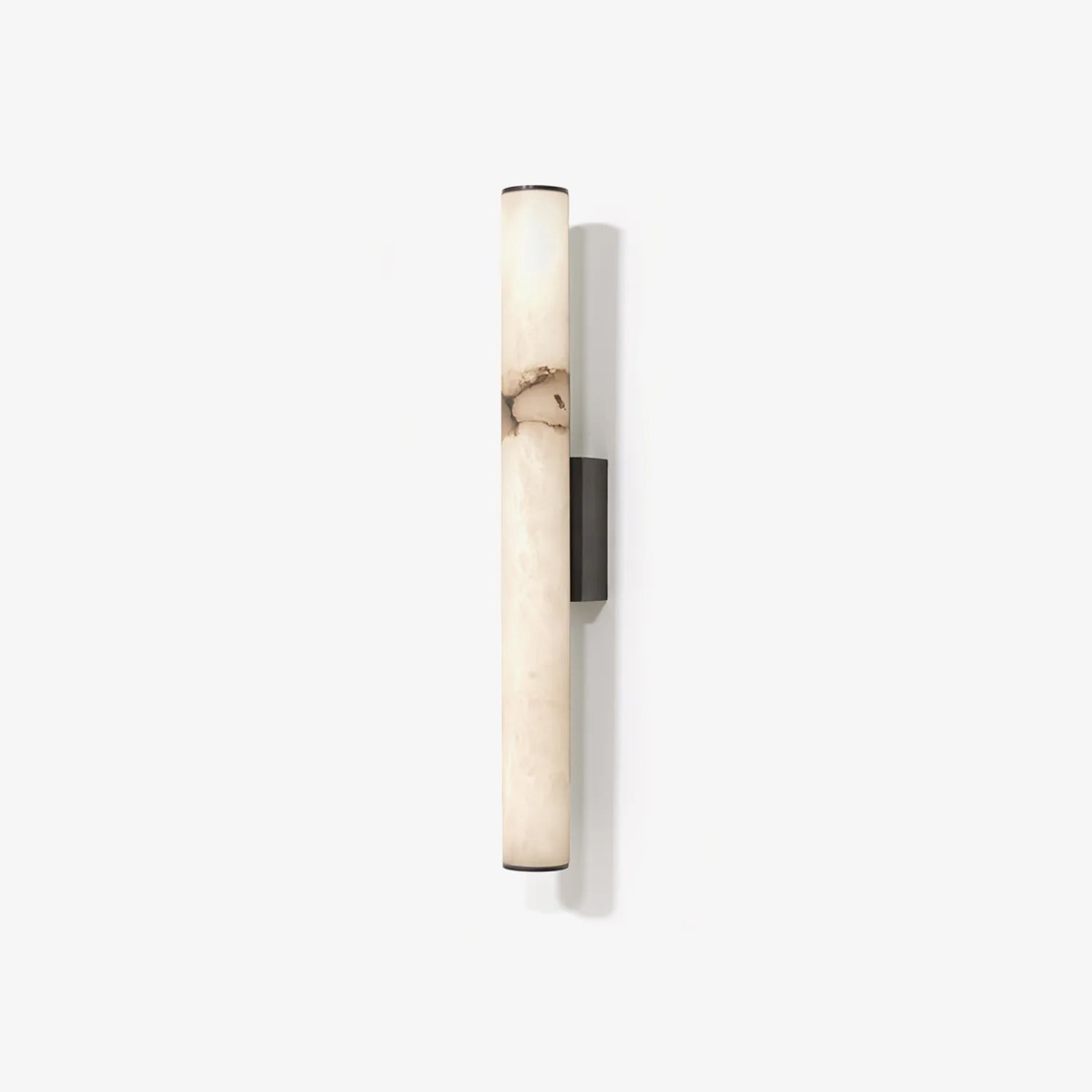 Modern Marble Wall Sconce with Warm LED Glow