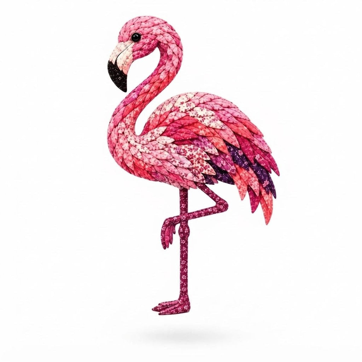 3D Fabric Bird Craft Kit With Felt Feathers For Diy Wall Art - Image 7