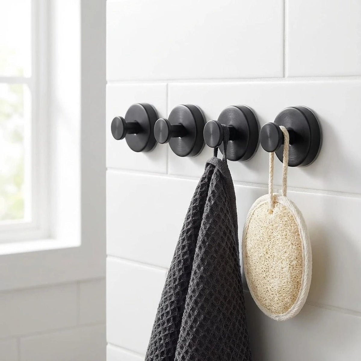 4 Pack Suction Hooks Stainless Steel No Drill Wall Hooks For Bathroom And Kitchen - Image 8